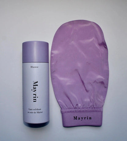 Gant exfoliant en soie de Mûrier Mayrin Mayrin